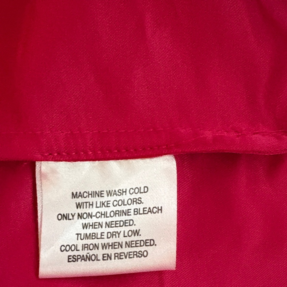 Charter Club Scarlet Button-Up Blouse - Picture 7 of 7